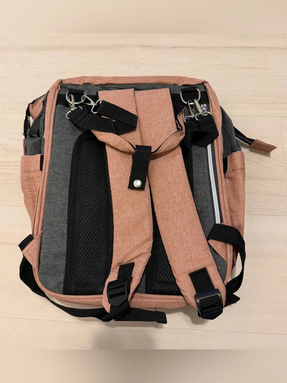 Good Mother Diaper Bag Pink and Gray